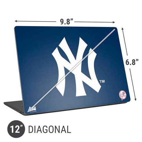 MLB New York Yankees - Solid Distressed Universal Laptop 12in (9.8 x 6.8in) Skin